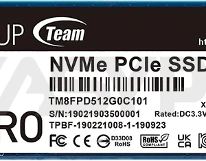 512 GB M.2 PCIe SSD